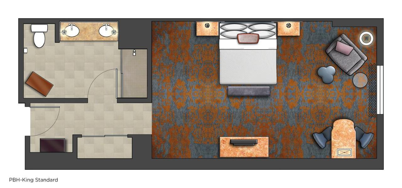 Quarto com Vista Jardim - Cama King-Size (Inclui Passe Universal Express Unlimited Gratuito)