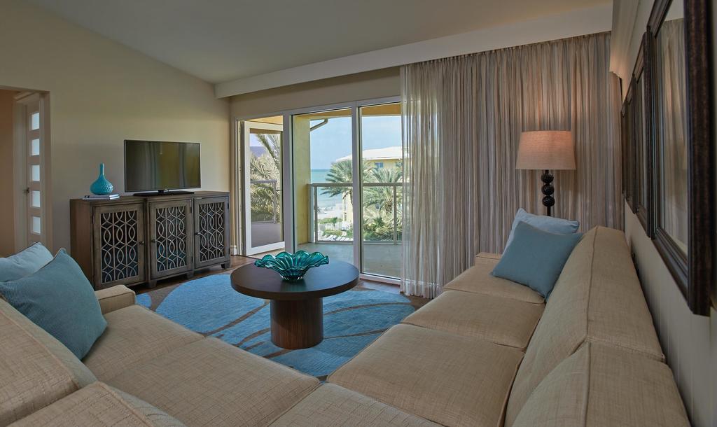 Barrierefreie Suite mit 1 Schlafzimmer, Kingsize-Bett und Blick auf den Golf