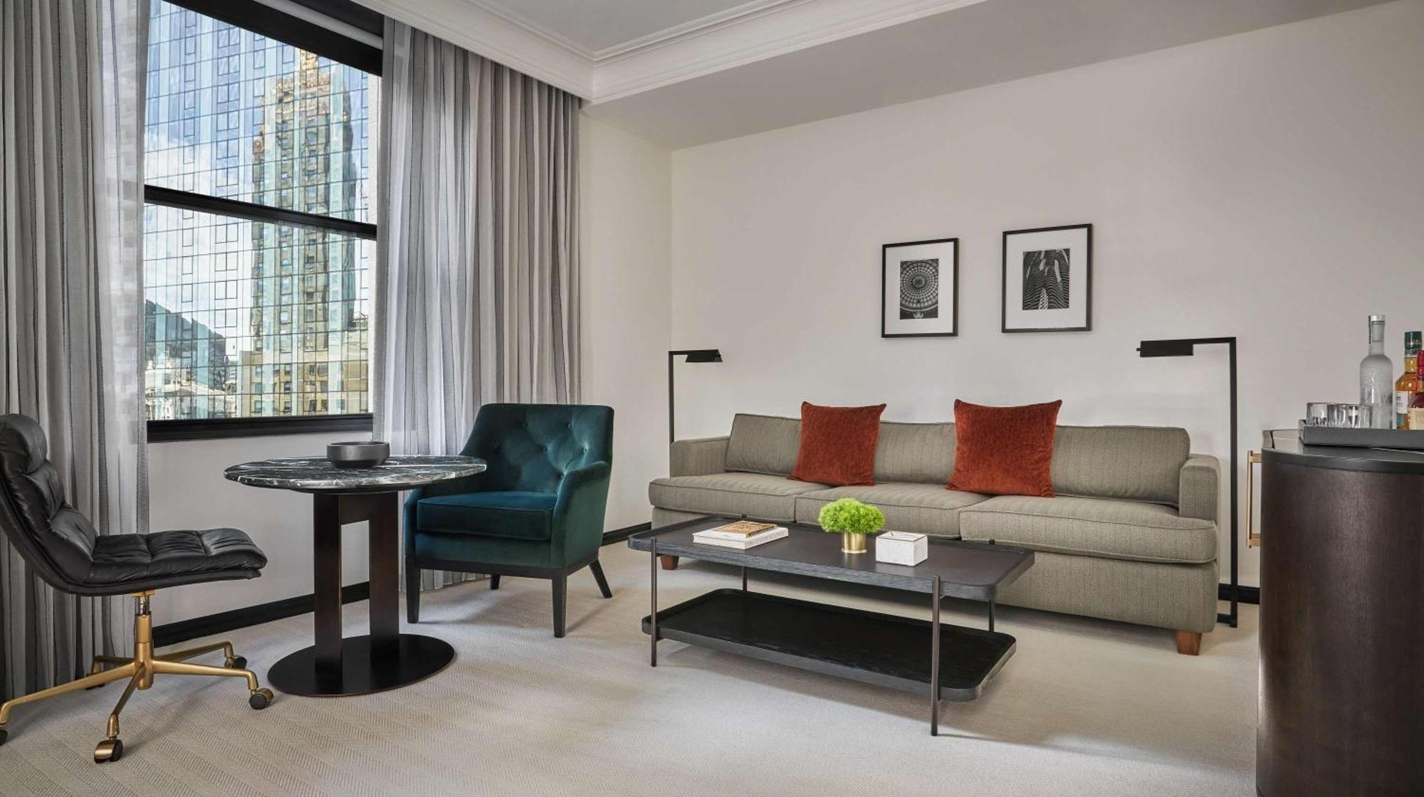 Ecksuite mit 1 Schlafzimmer und Flussblick