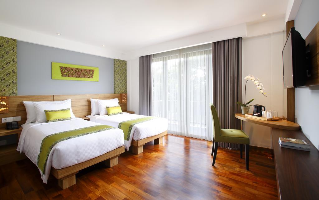 Deluxe Tweepersoonskamer met 1 of 2 Bedden - Uitzicht Weiland