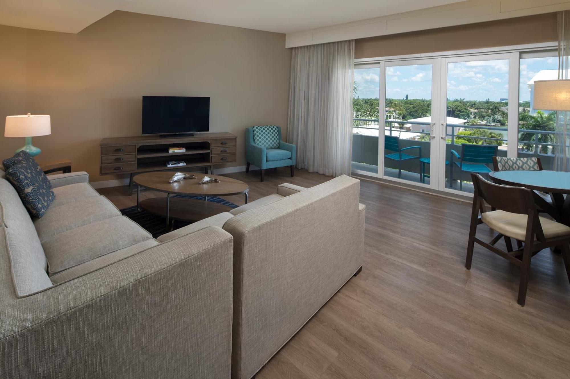 Barrierefreie Suite mit 1 Schlafzimmer und Blick auf Naples
