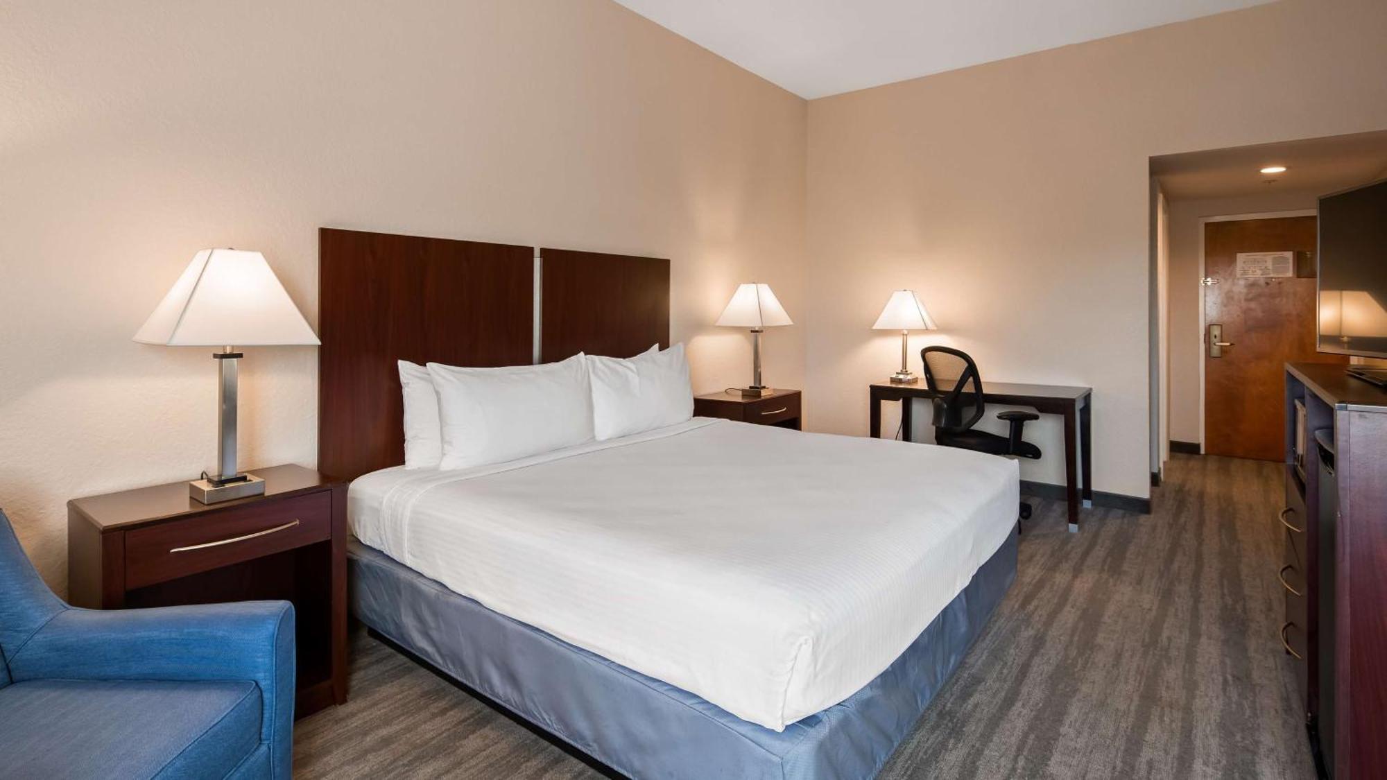 Zimmer mit Kingsize-Bett - Kommunikationshilfe/Nichtraucher