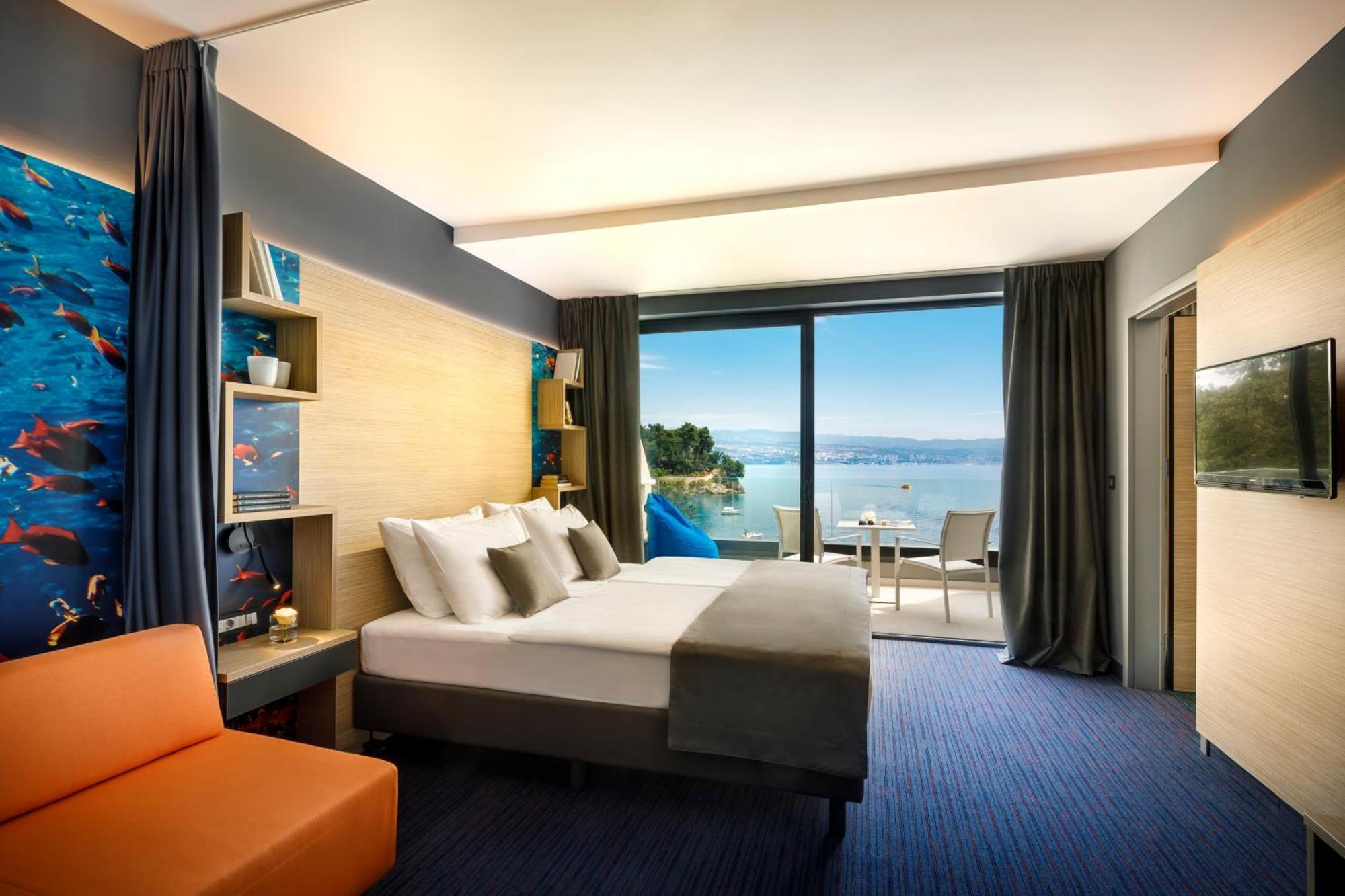 Superior Familiekamer met Balkon en Uitzicht op Zee