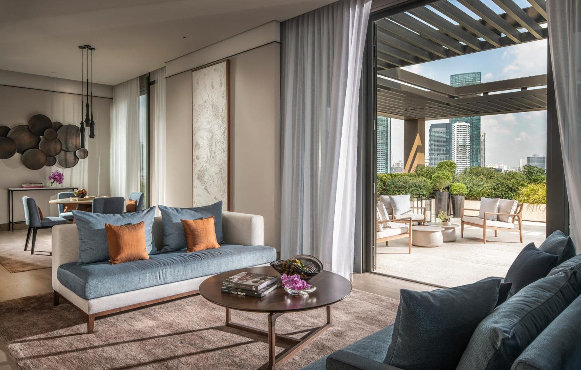Suite met 1 Slaapkamer en Kingsize Bed - Terras aan de Rivier