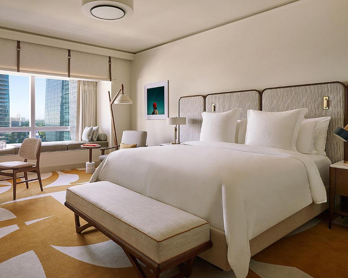Quarto Premier Cityscape com Cama King-size e Vista da Cidade