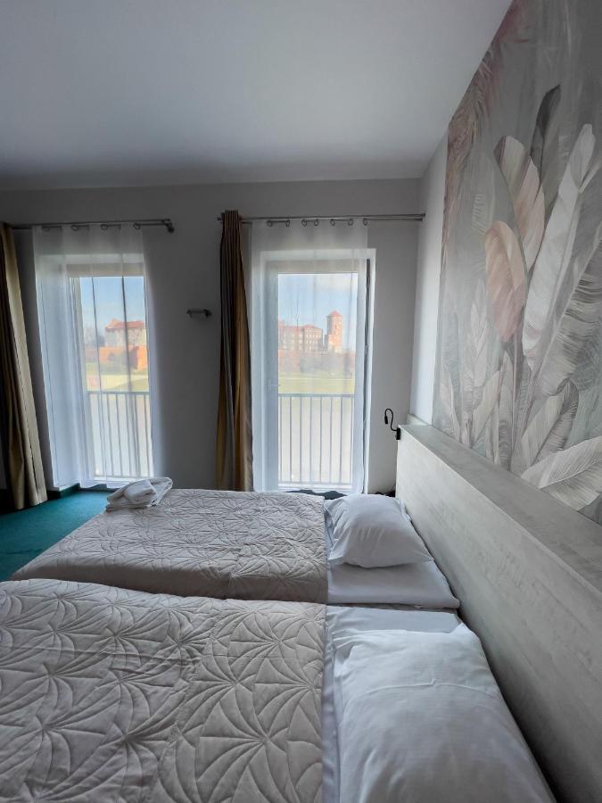 Tweepersoonskamer met 1 of 2 Bedden en Uitzicht op het Kasteel van Wawel