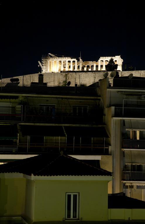 Tweepersoonskamer met 1 of 2 Bedden en Uitzicht op de Akropolis