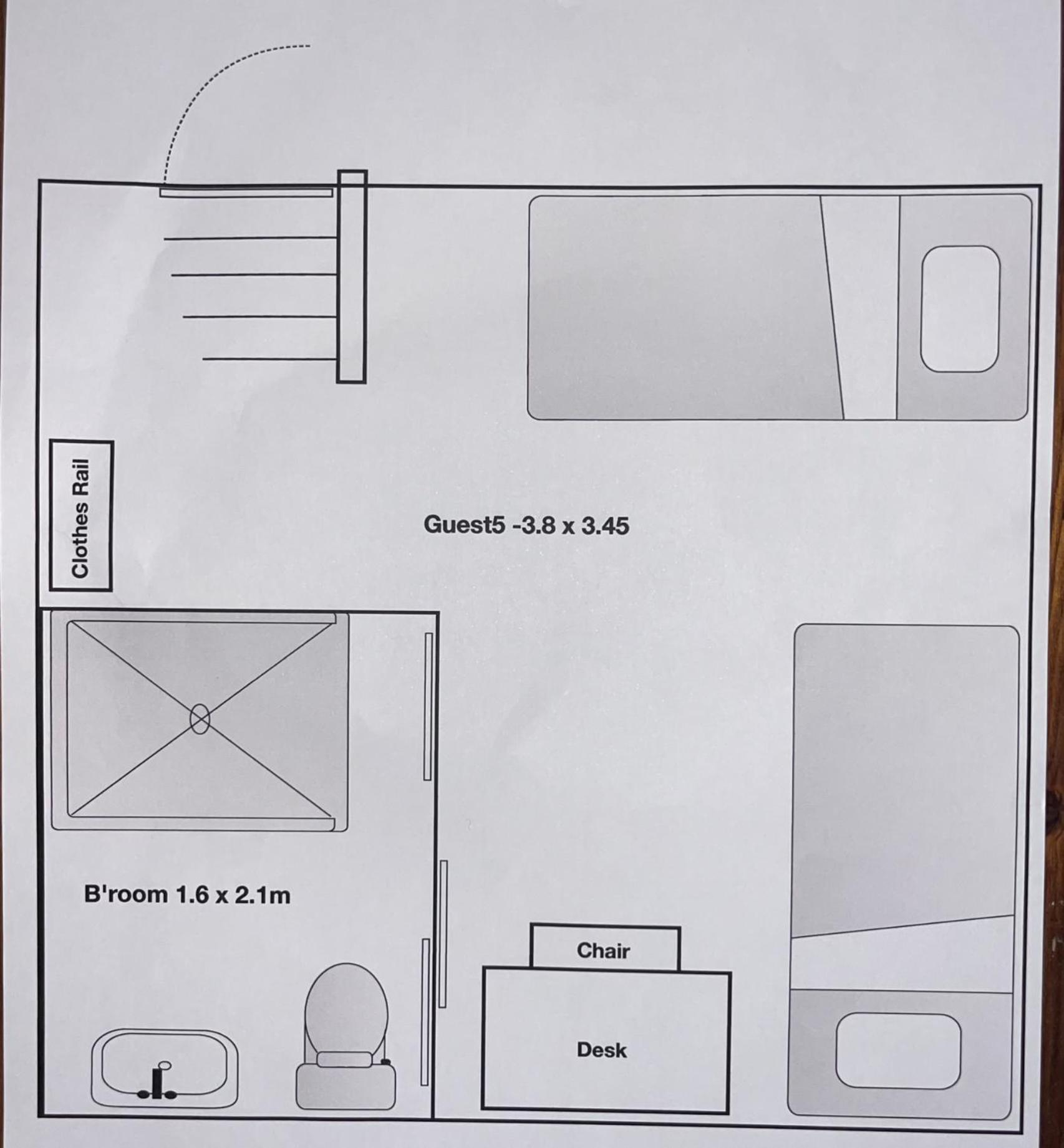 Standard Zweibettzimmer mit Gartenblick