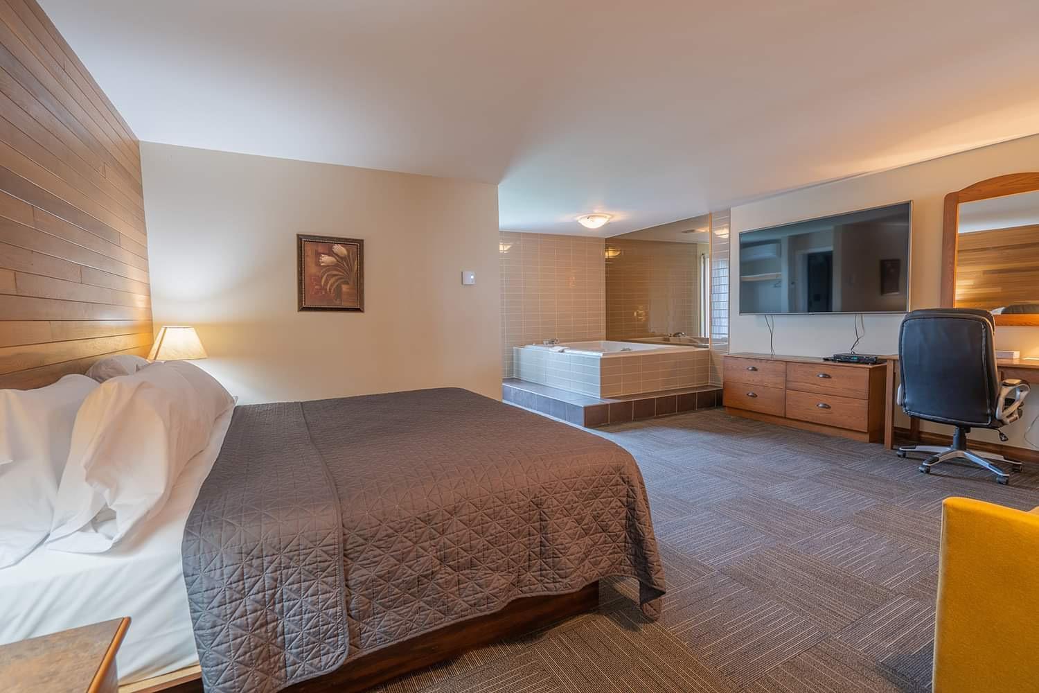Suite Lit King-Size avec Baignoire Spa