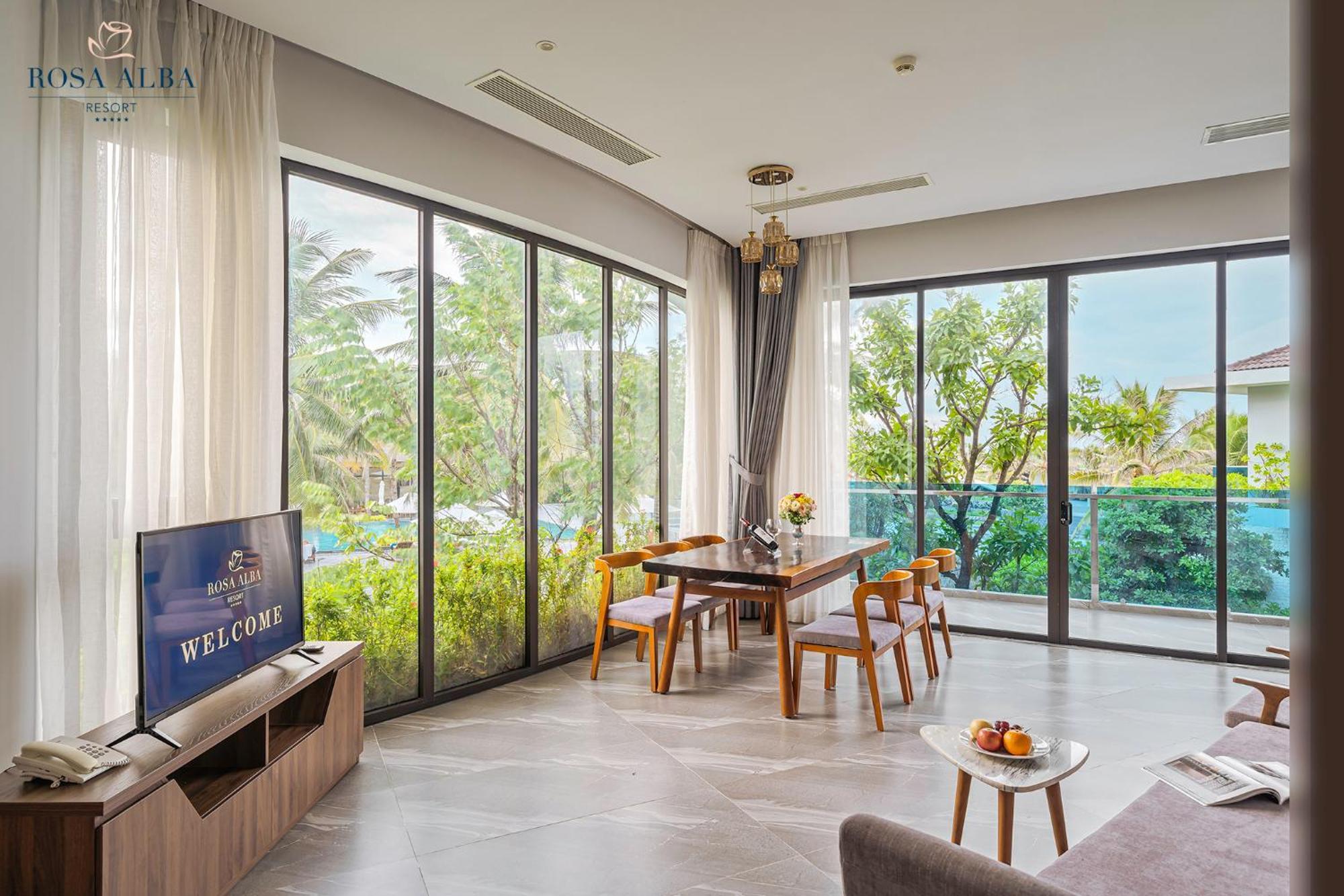 Two-Bedroom Villa with Garden View