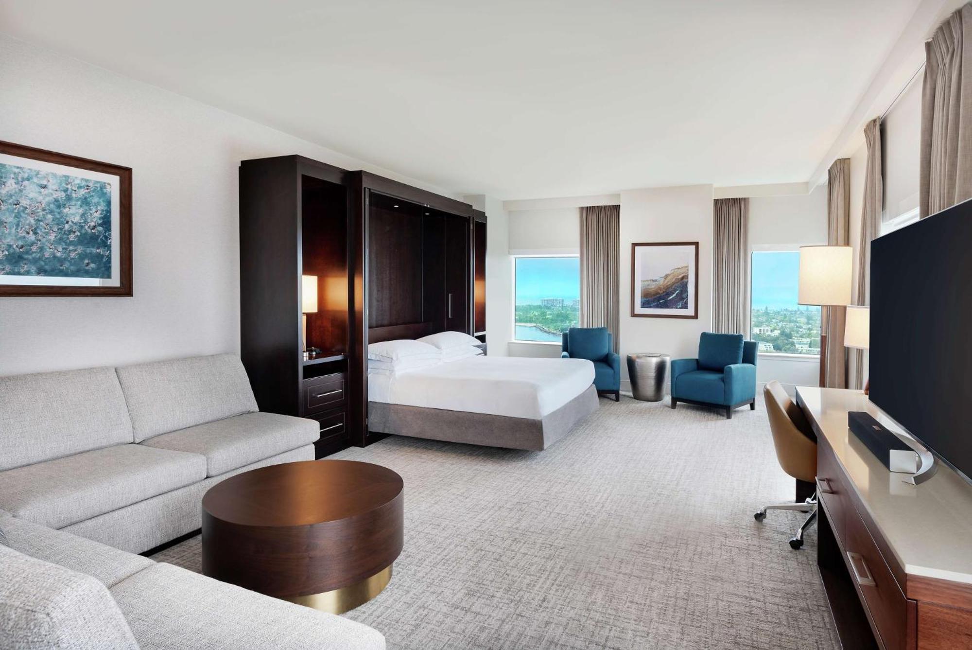 Suite mit 1 Schlafzimmer, Kingsize-Bett und Aussicht