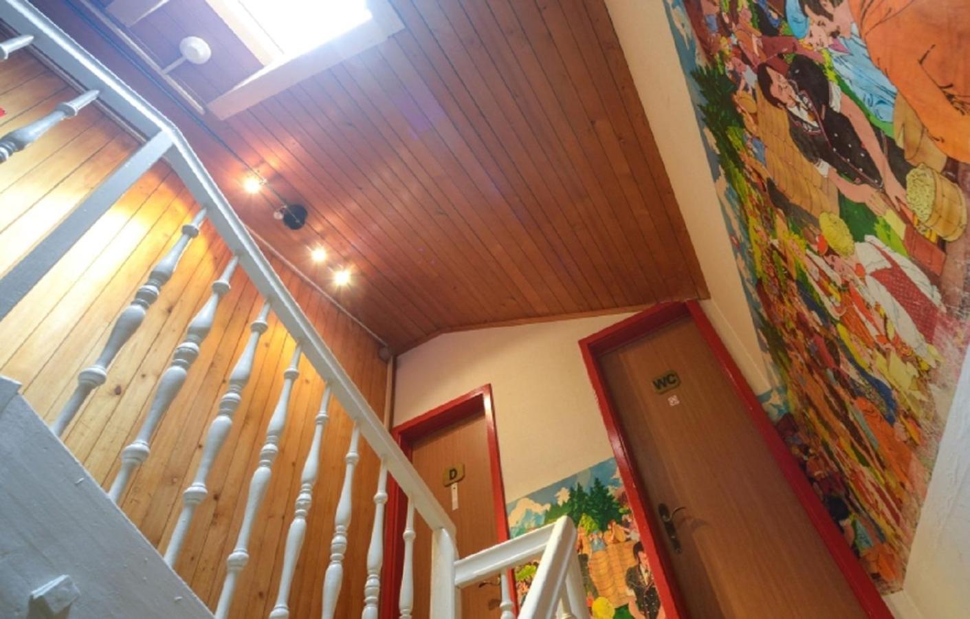 Chambre Lits Jumeaux avec Salle de Bains Commune