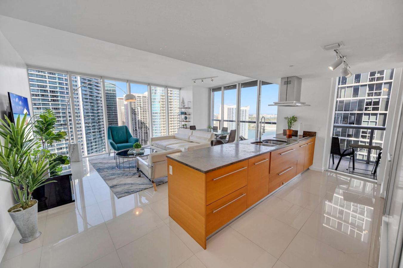 Apartamento com Vista da Piscina