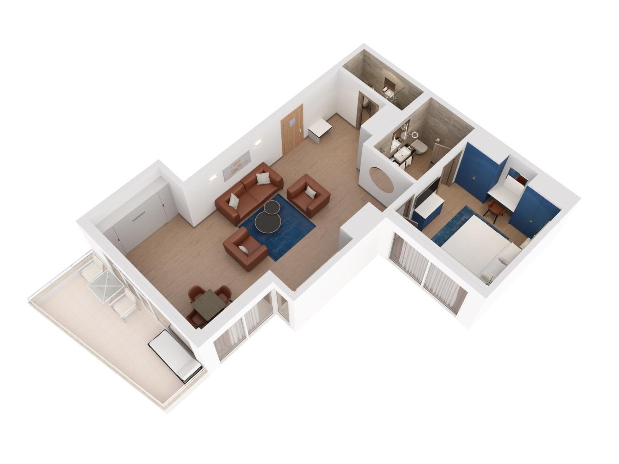 Deluxe Villa met 1 Slaapkamer - Aan het Strand
