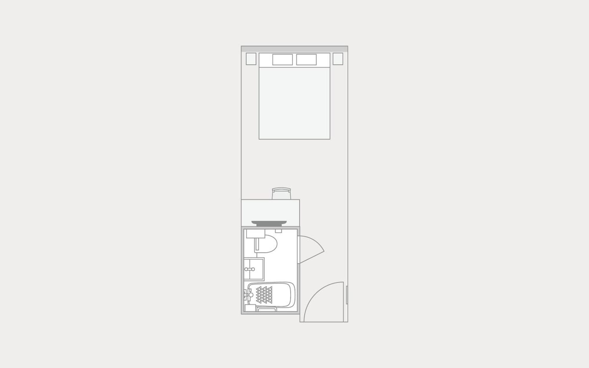 Superior Doppelzimmer auf einer oberen Etage