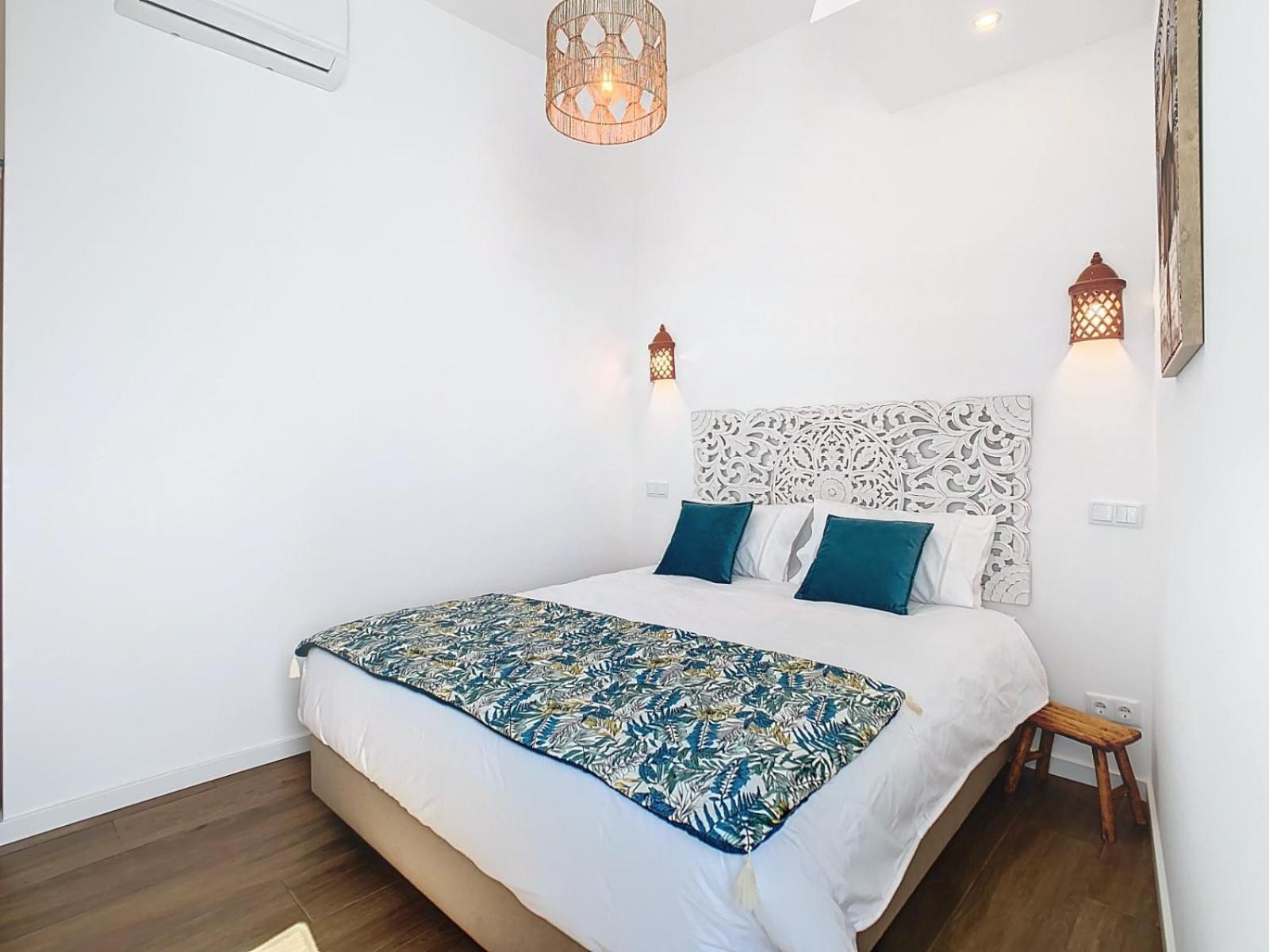 Quarto Duplo com Pátio