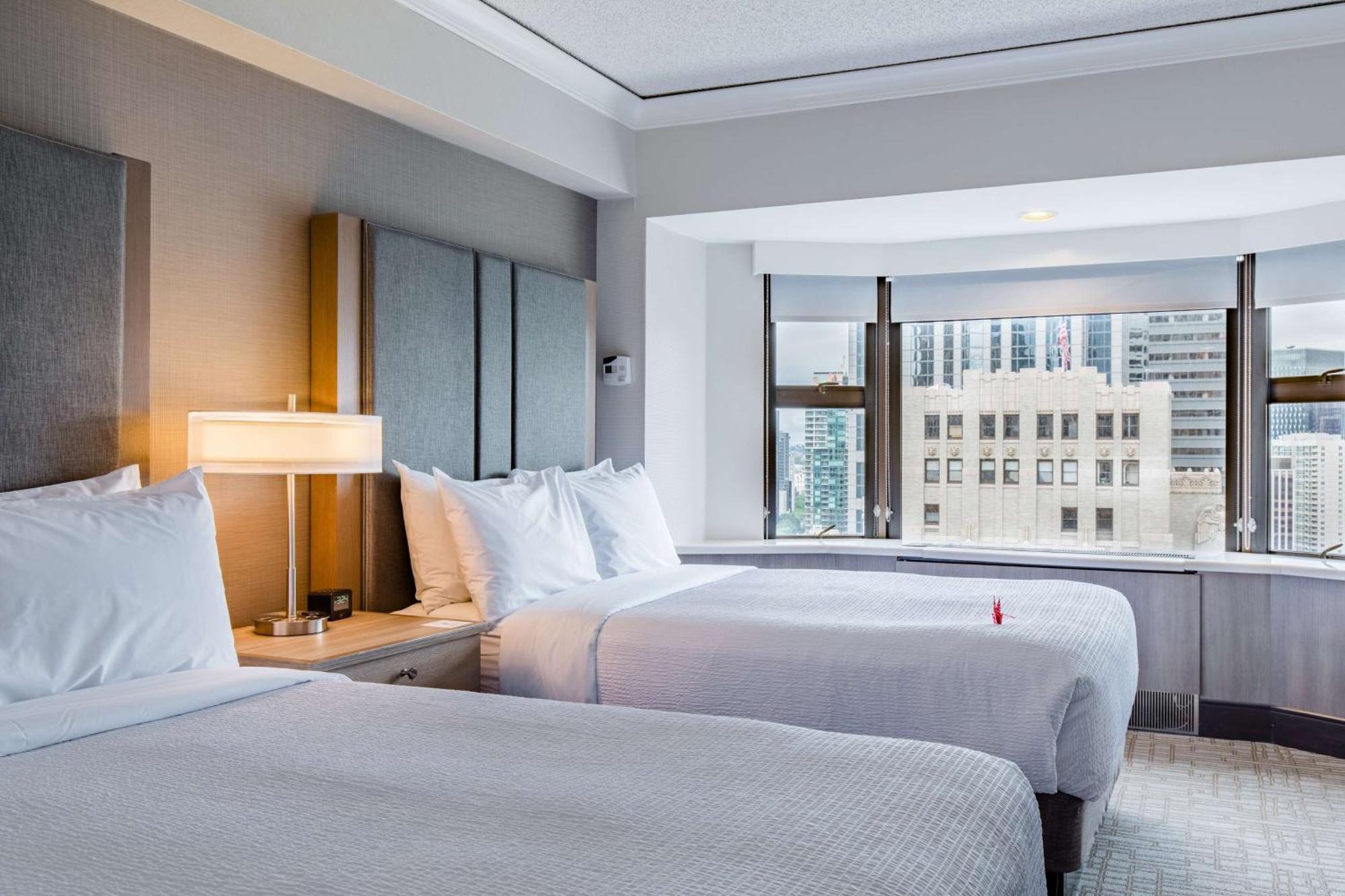 Chambre Double Exécutive avec 2 Lits Doubles - Vue sur Ville