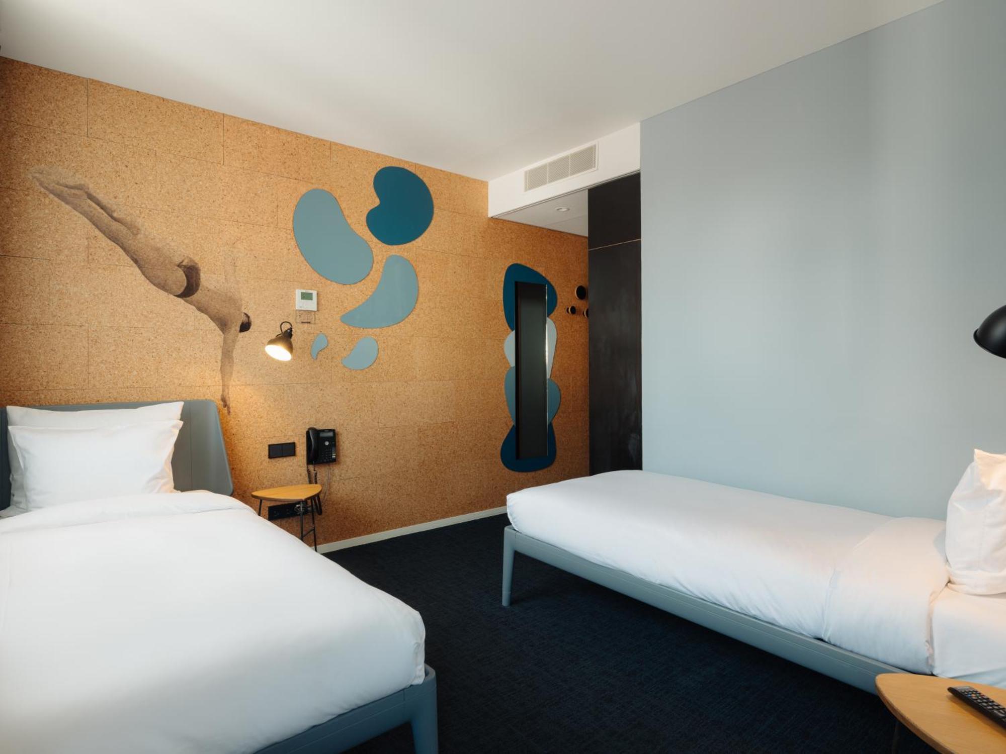 Chambre Lits Jumeaux Écologique