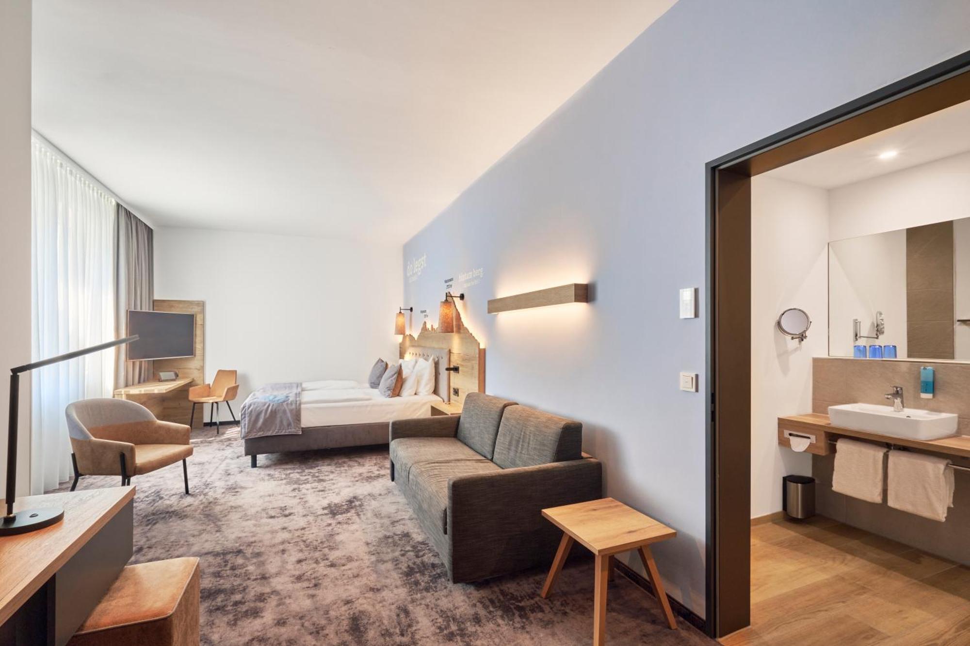 Junior Suite mit ebenerdiger Dusche und Schlafsofa