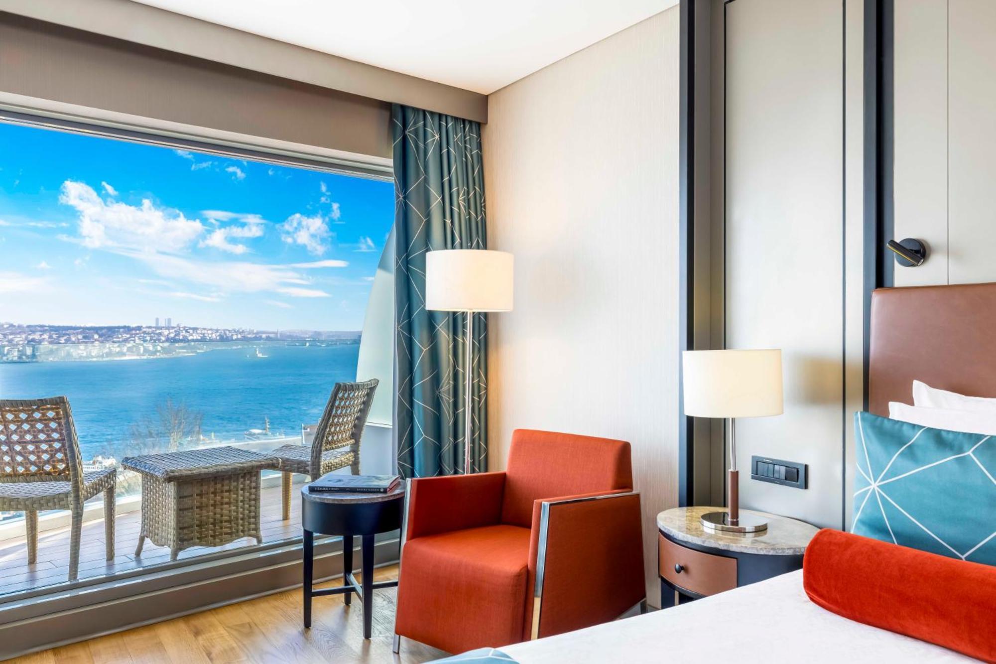 Deluxe Kamer met Uitzicht op de Bosporus en Balkon