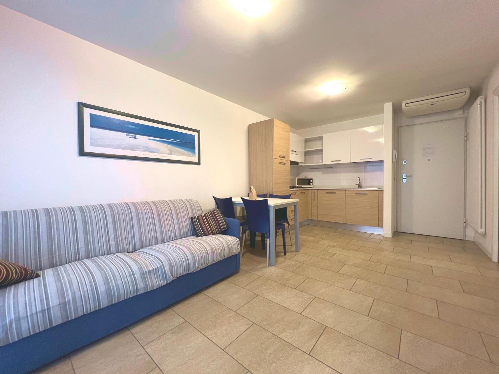 Apartment mit Gartenblick