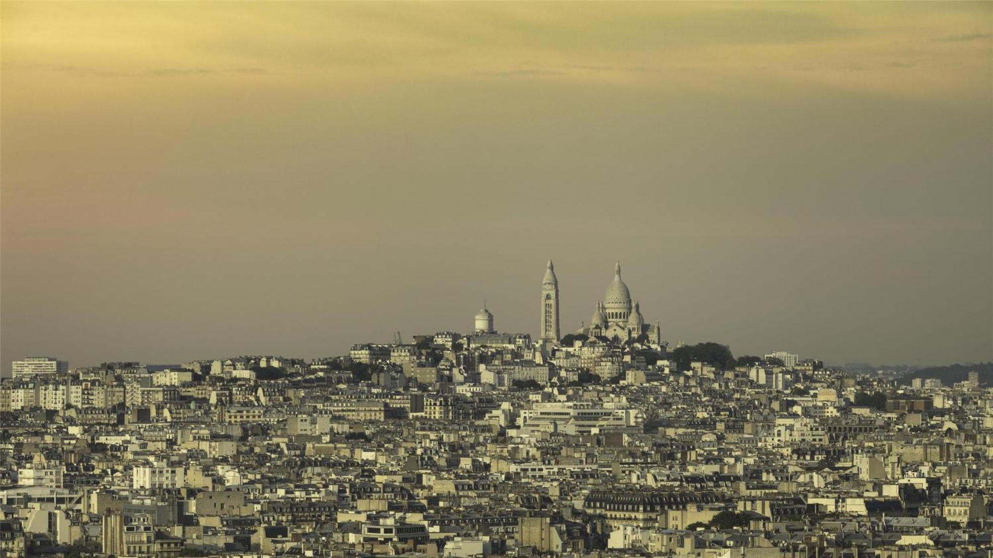 Deluxe Zweibettzimmer mit Blick auf Montmartre