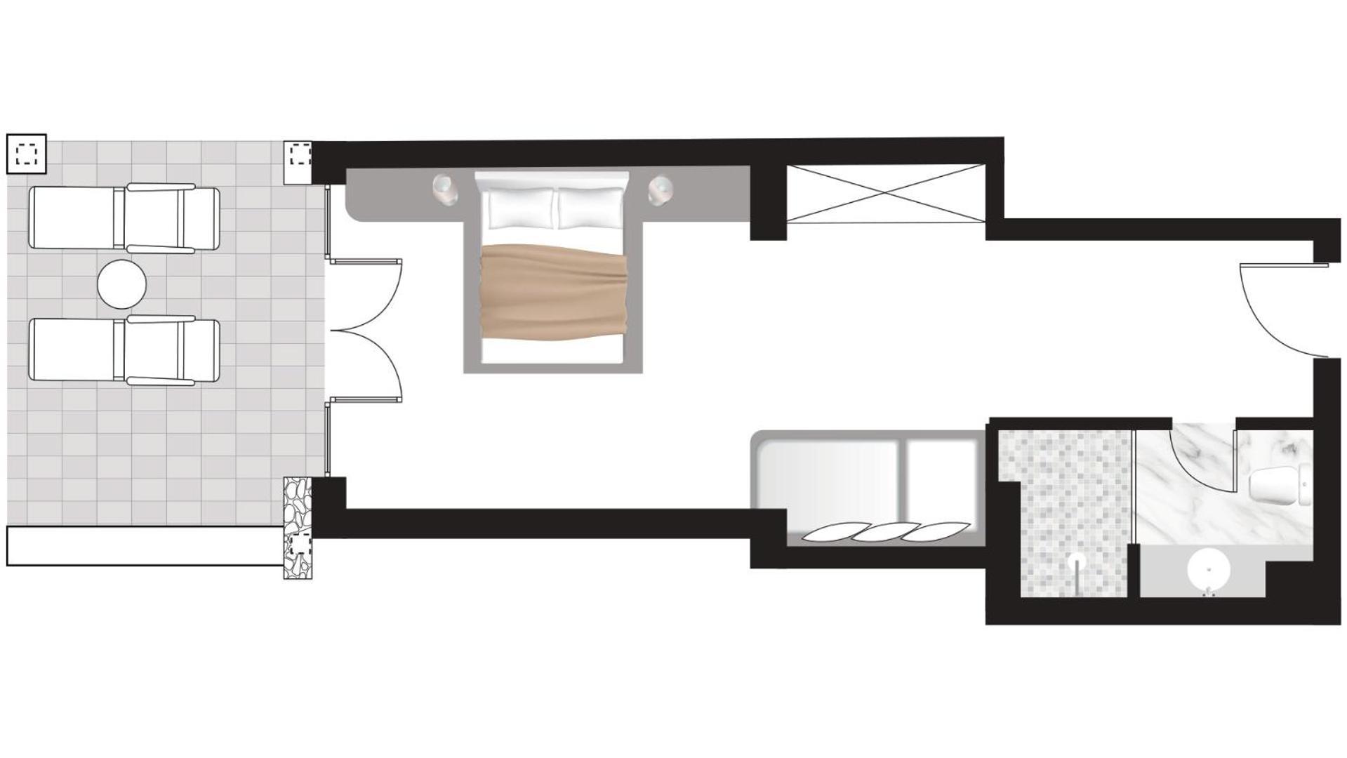 Habitación Clásica con vistas al mar