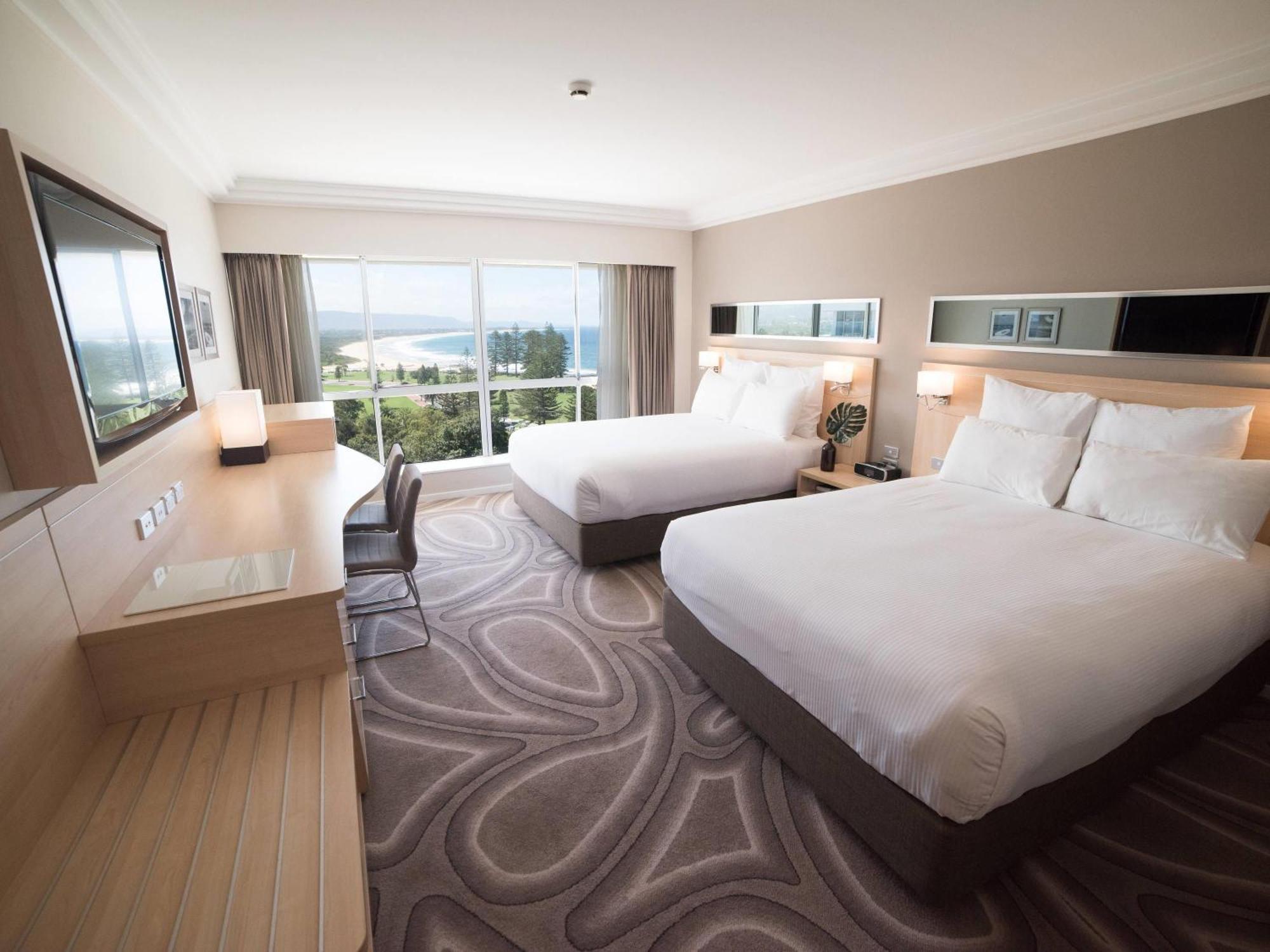 Queen Room with Two Queen Beds and Ocean View