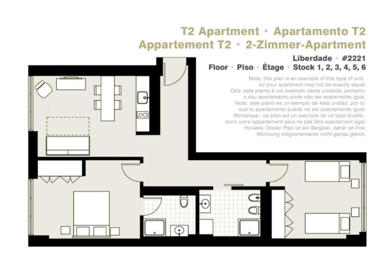 Apartamento de 2 Quartos