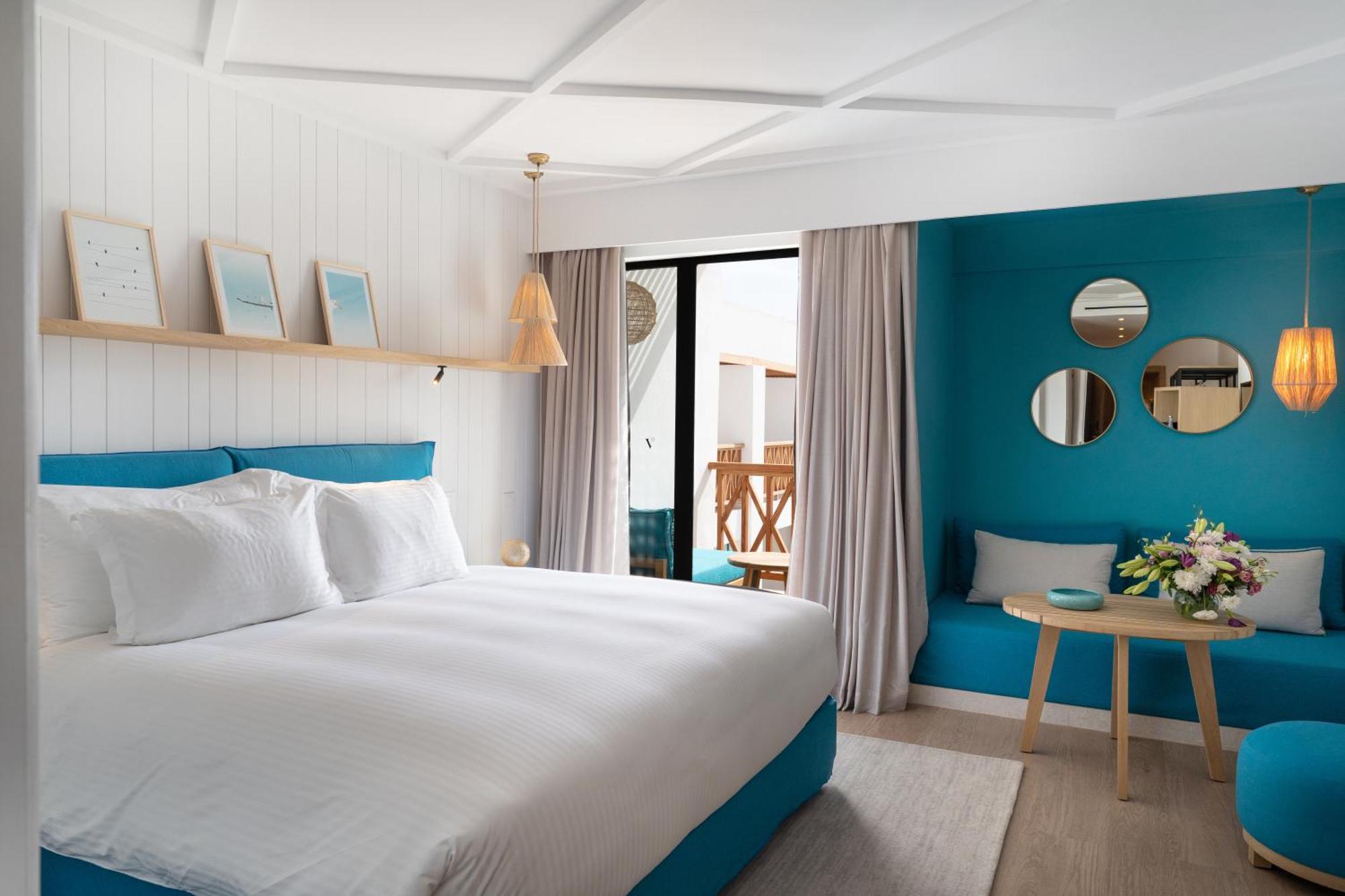 Deluxe Kamer met Kingsize Bed en Uitzicht op de Tuin