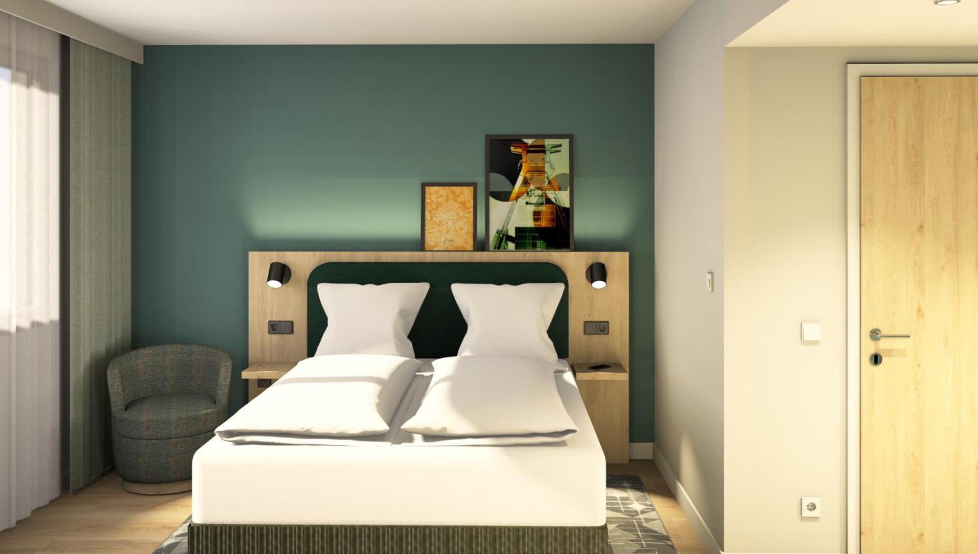 Kamer met Queensize Bed