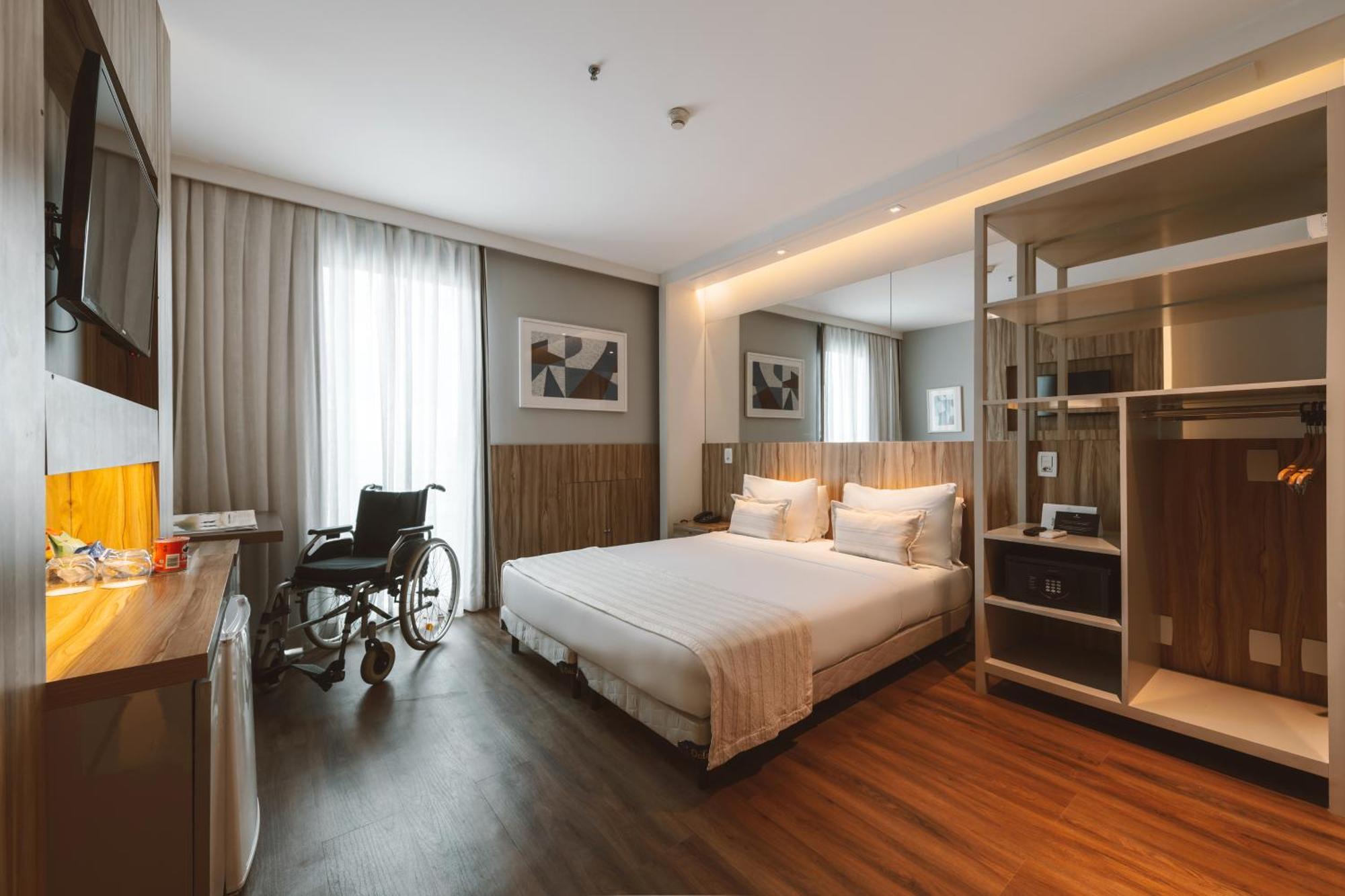 Quarto Acessível para Hóspedes com Mobilidade Reduzida