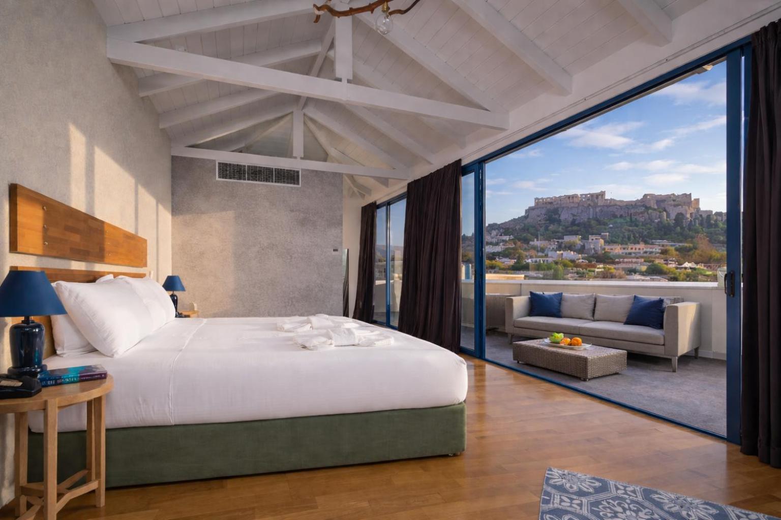 Suite Junior con vistas panorámicas a la Acrópolis