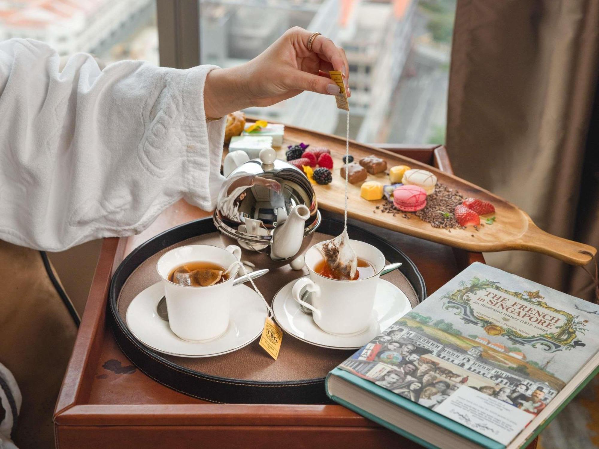 Luxuriöses Premium Zimmer mit 2 Einzelbetten und Stadtblick - obere Etage