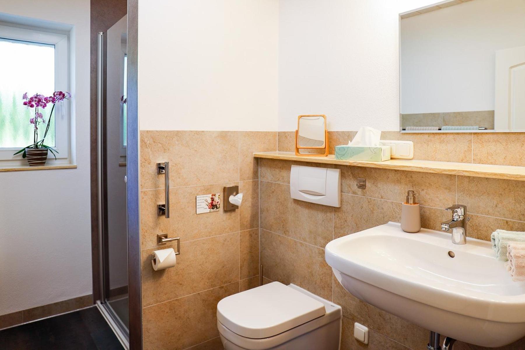 Apartment mit 1 Schlafzimmer und Gartenblick