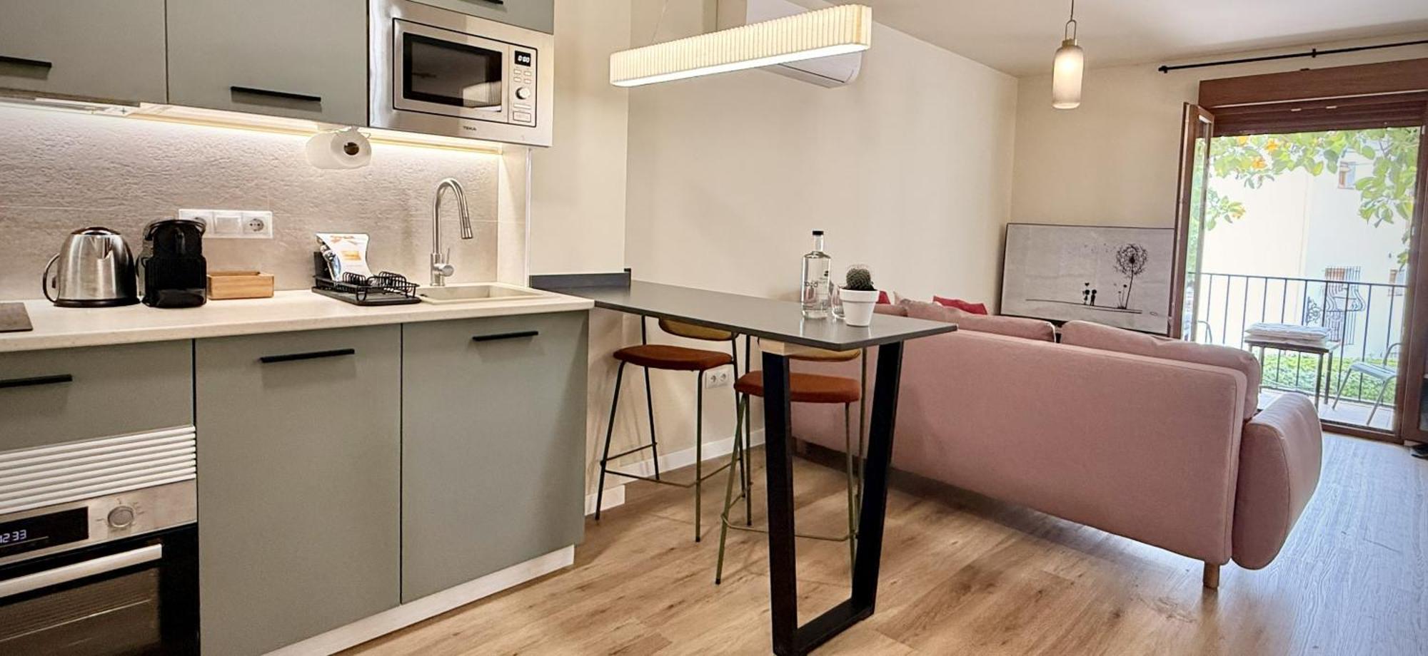 Appartement met 1 Slaapkamer en een Balkon