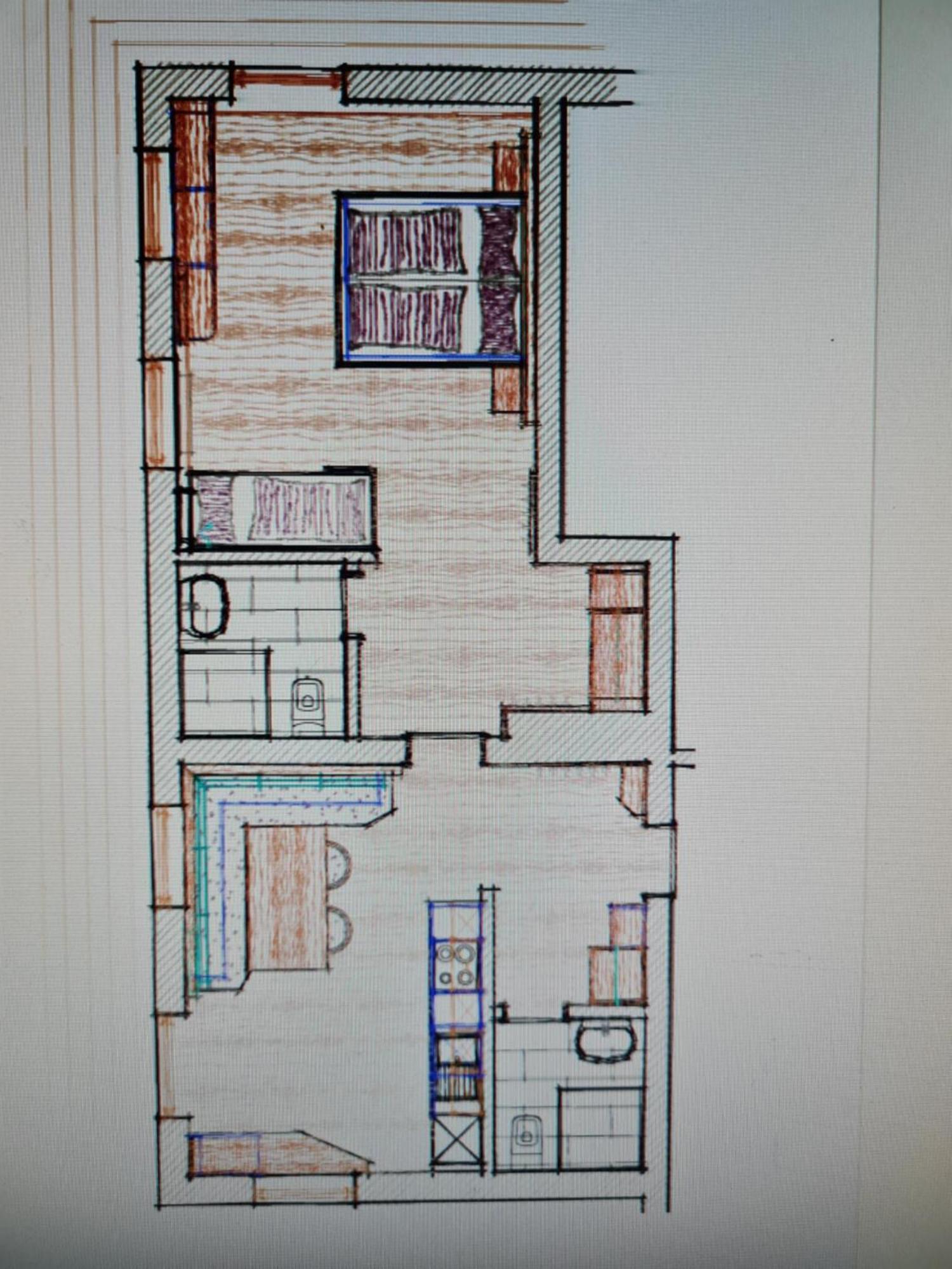 Apartment mit 1 Schlafzimmer