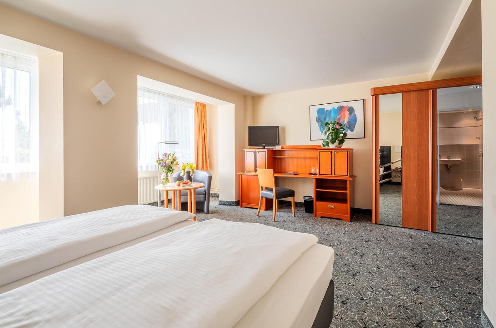 Chambre Double Deluxe pour Personnes à Mobilité Réduite