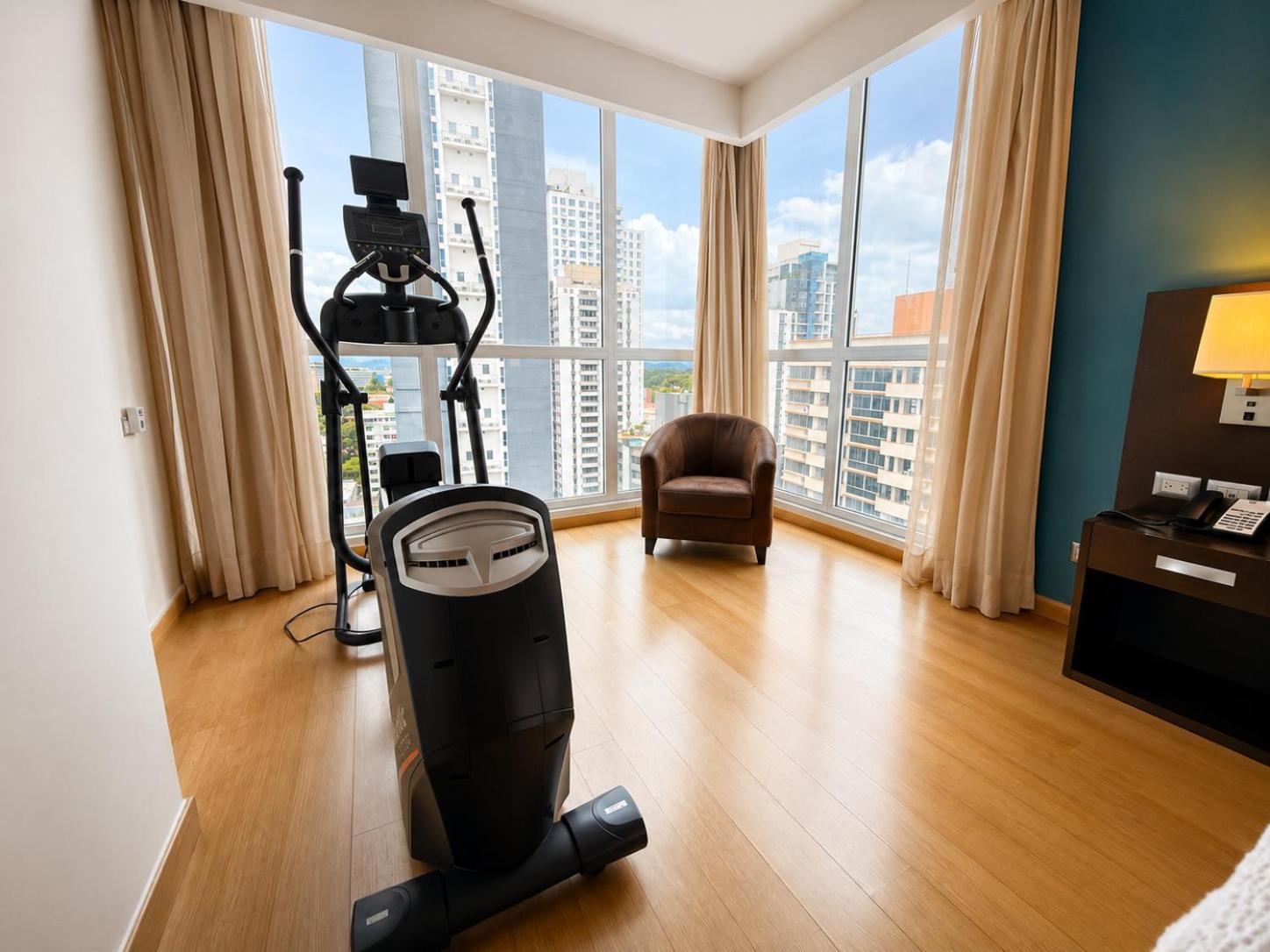 Quarto Deluxe Fitness com Cama King-size