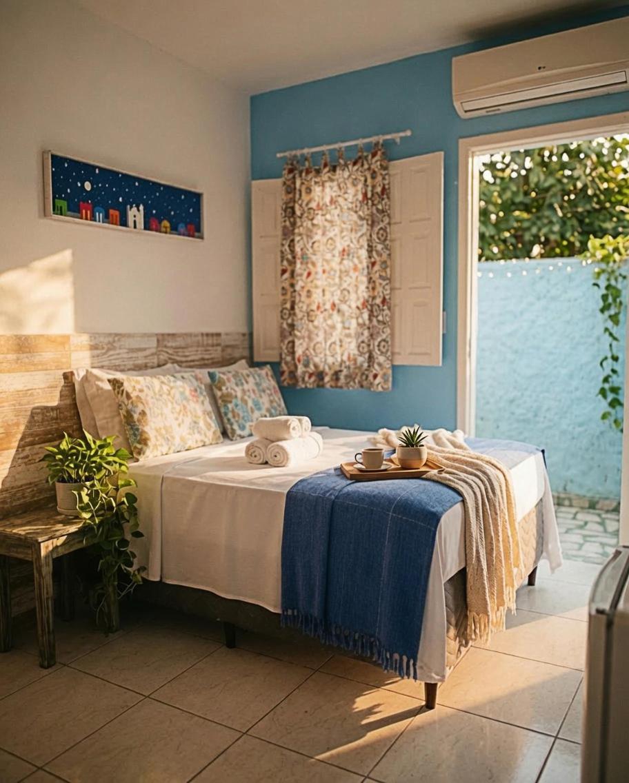 Quarto Duplo com Terraço