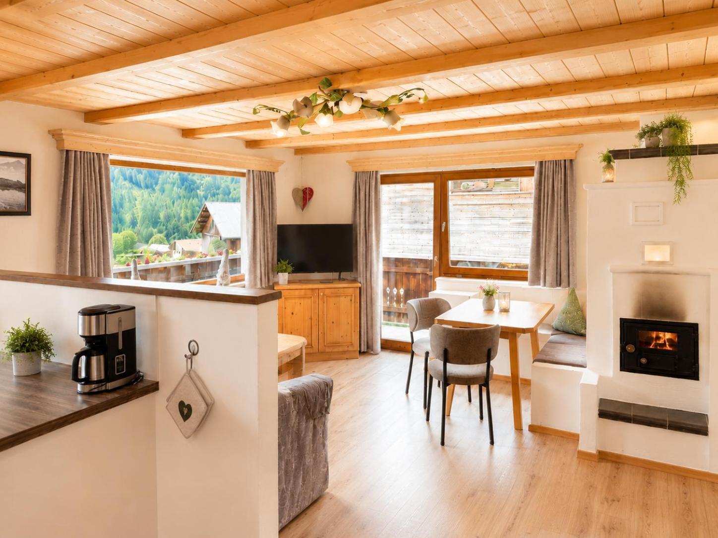 Apartment mit 2 Schlafzimmern und Sauna