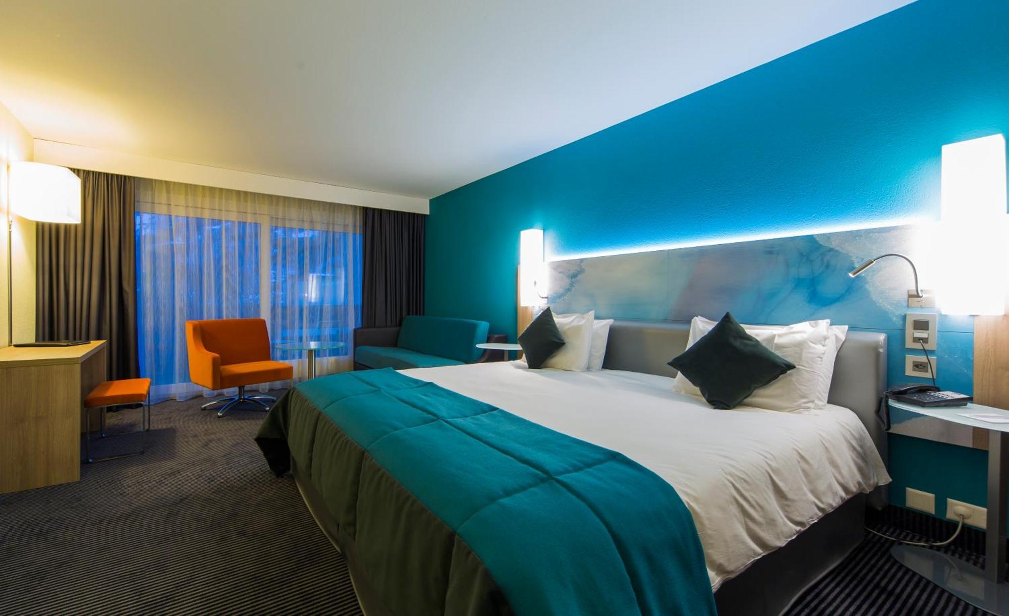 Comfort Zimmer mit 1 Doppelbett, 1 Schlafsofa und Balkon