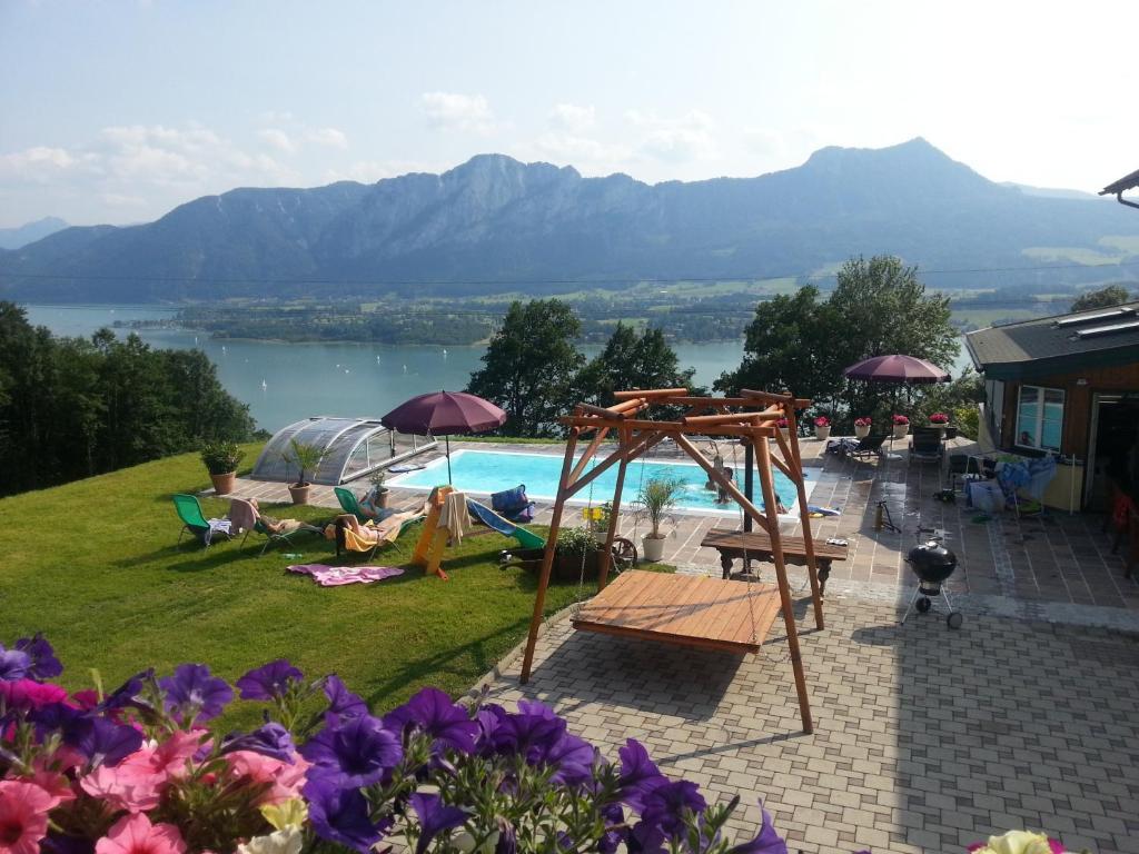 Apartment mit Gartenblick