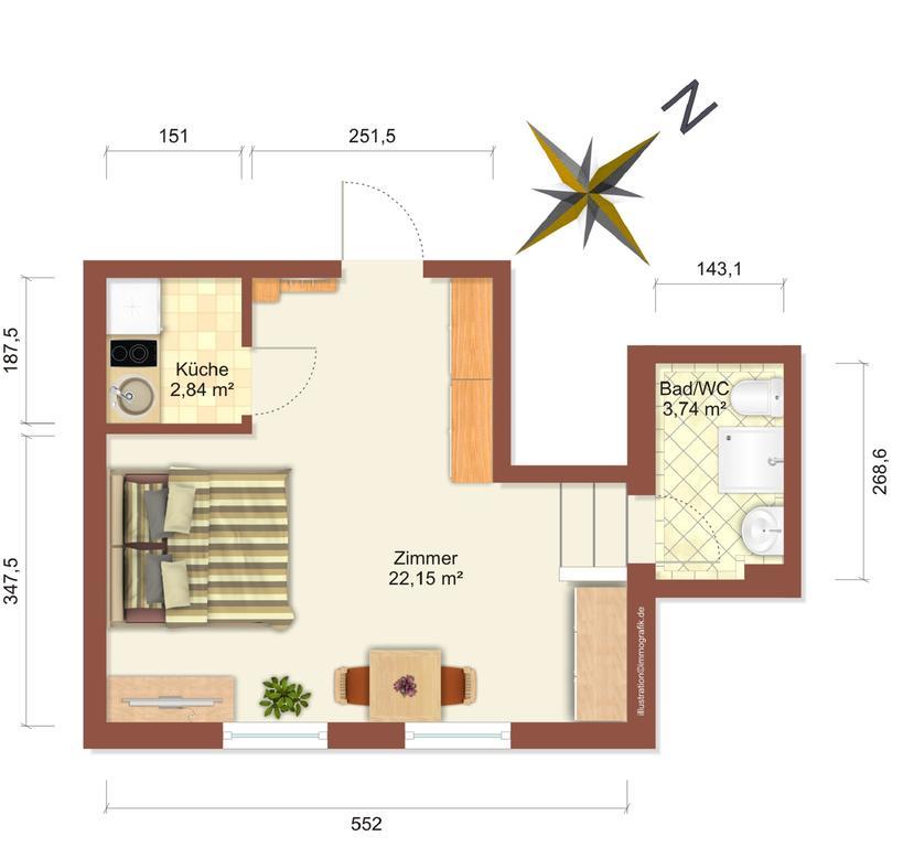 Apartment Obergeschoss