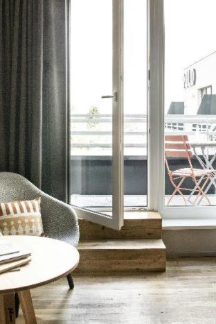Bold Studio with Balcony