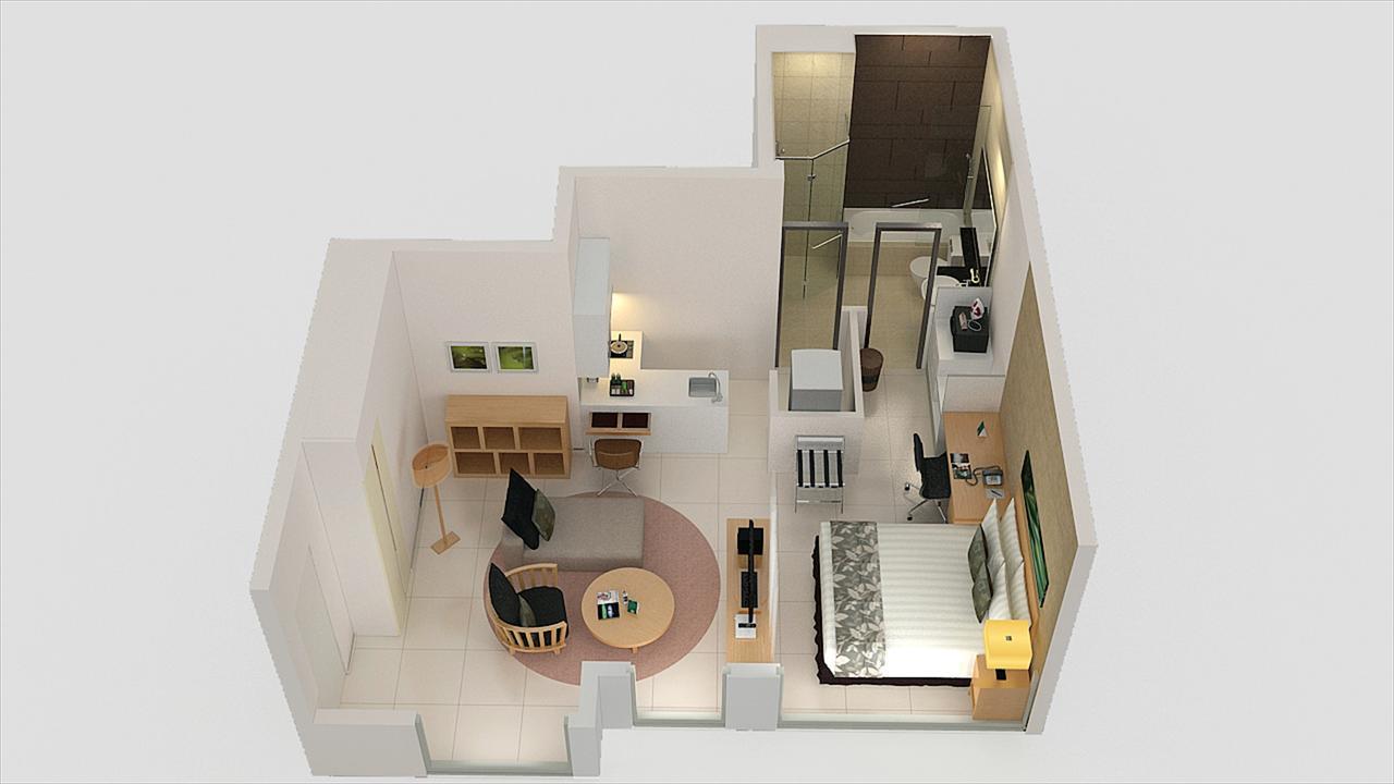 Estudio Suite cama grande