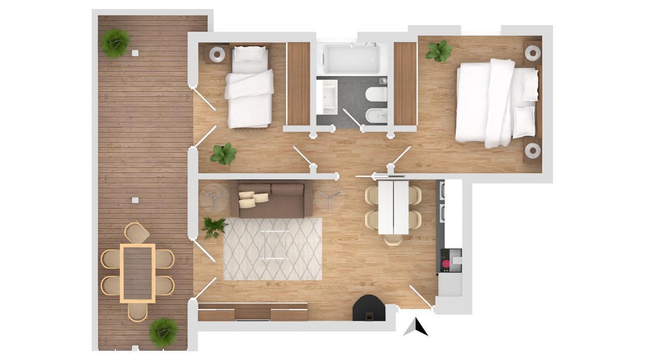 Superior Appartement met 2 Slaapkamers