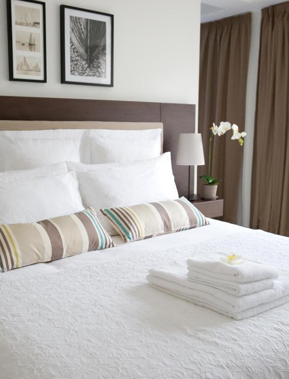 Executive Tweepersoonskamer met een Tweepersoonsbed of 2 Eenpersoonsbedden en Uitzicht op Zee