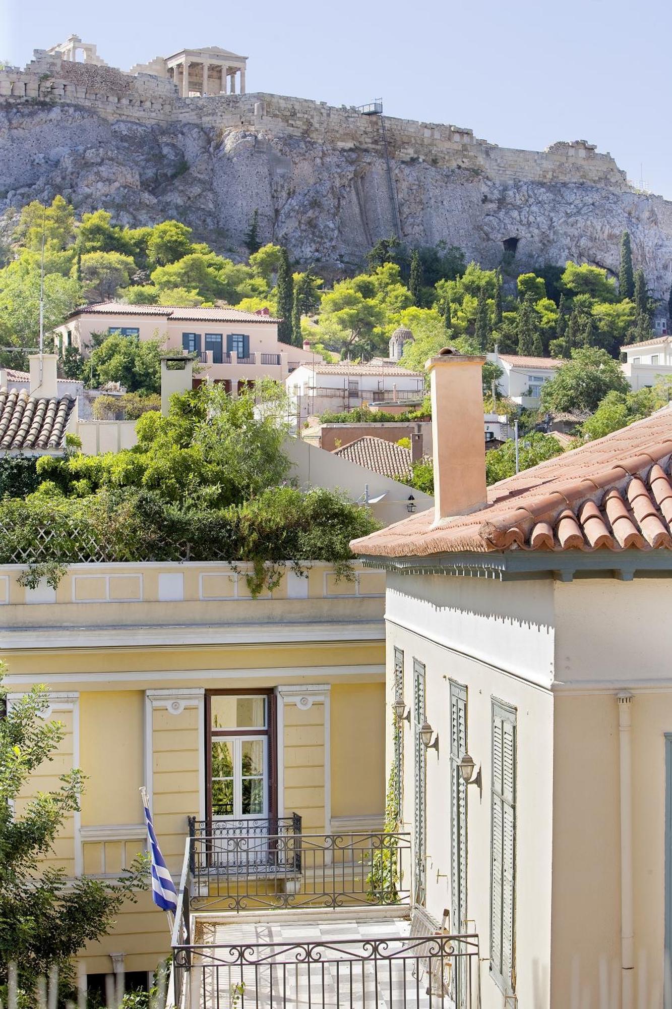 Chambre Double ou Lits Jumeaux - Vue sur l'Acropole