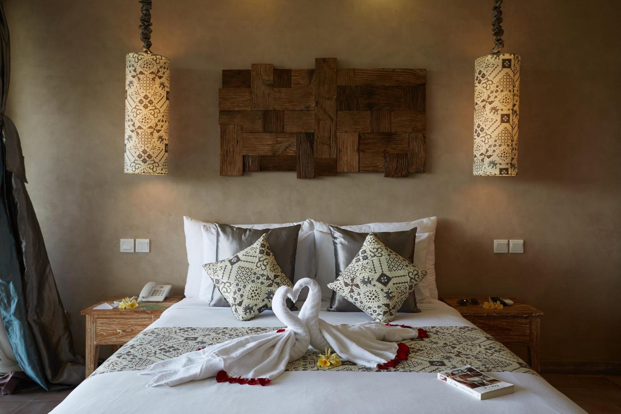 Chambre Deluxe avec Vue sur une Rizière